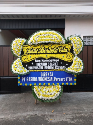 Papan Bunga Duka di Kertaraharja