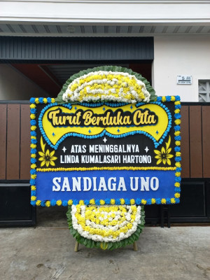 Papan Bunga Duka di Kertaraharja